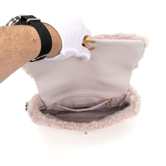 Chanel Rare Shearling 19 Classic Flap - Picture 9 of 11